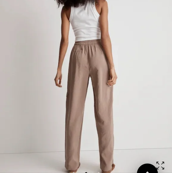 Madewell Straight Cargo Pants in Softdrape - Picture 3 of 13